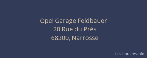 Opel Garage Feldbauer
