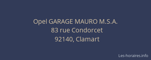 Opel GARAGE MAURO M.S.A.