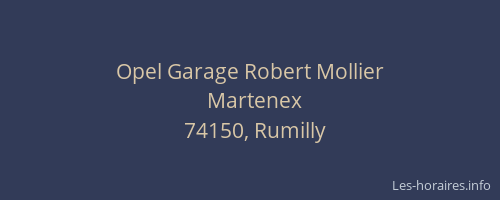 Opel Garage Robert Mollier