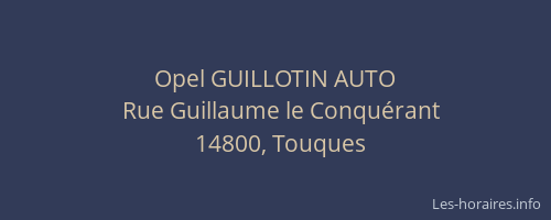 Opel GUILLOTIN AUTO