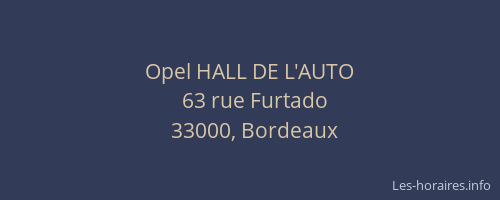 Opel HALL DE L'AUTO