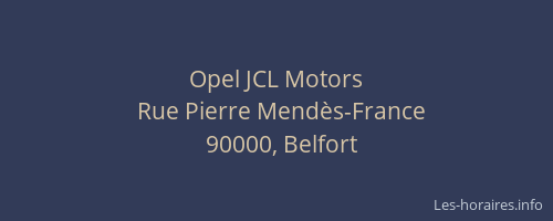 Opel JCL Motors