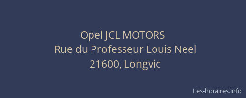 Opel JCL MOTORS