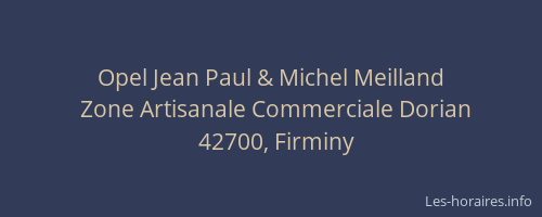 Opel Jean Paul & Michel Meilland