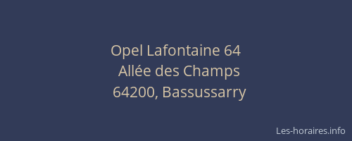 Opel Lafontaine 64