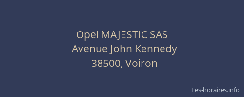 Opel MAJESTIC SAS