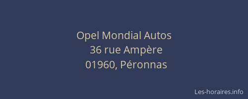 Opel Mondial Autos