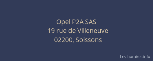 Opel P2A SAS