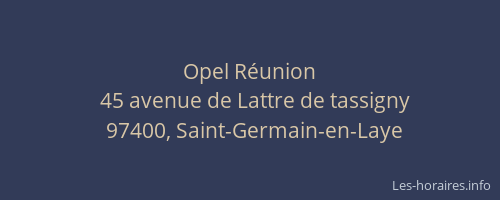 Opel Réunion