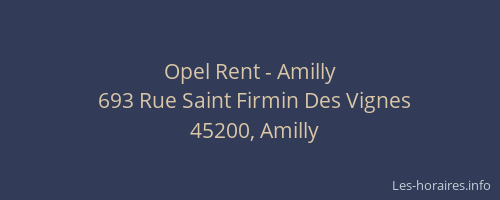 Opel Rent - Amilly