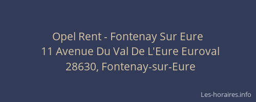 Opel Rent - Fontenay Sur Eure