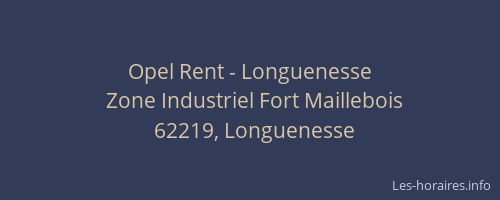 Opel Rent - Longuenesse