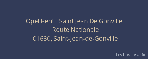 Opel Rent - Saint Jean De Gonville