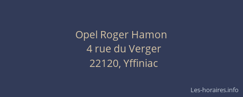 Opel Roger Hamon