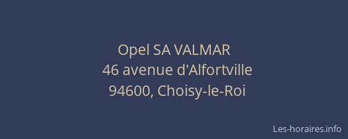 Opel SA VALMAR