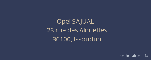 Opel SAJUAL