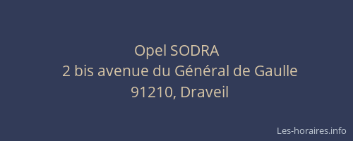 Opel SODRA