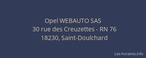 Opel WEBAUTO SAS