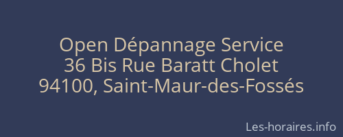 Open Dépannage Service