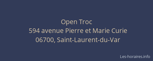 Open Troc
