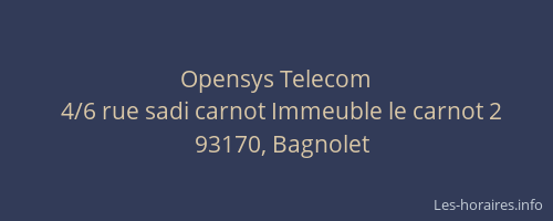 Opensys Telecom