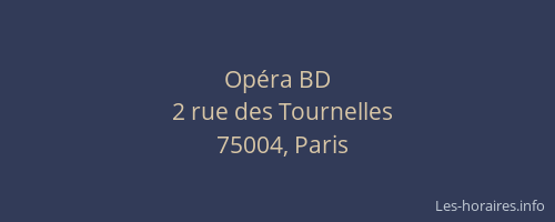 Opéra BD