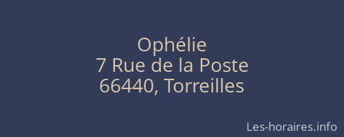 Ophélie
