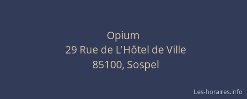 Opium