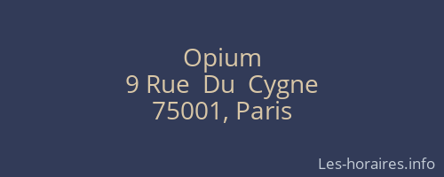 Opium