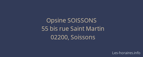 Opsine SOISSONS