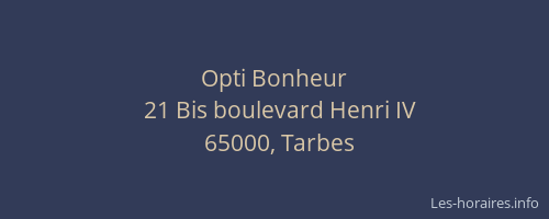 Opti Bonheur