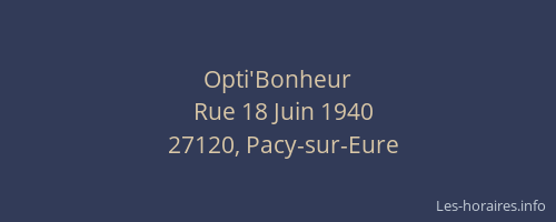Opti'Bonheur
