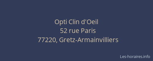 Opti Clin d'Oeil