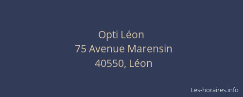 Opti L&eacute;on