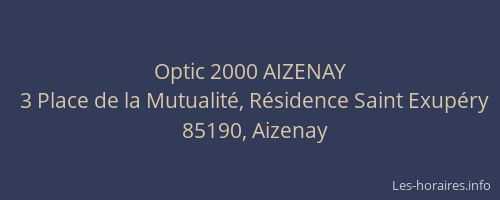 Optic 2000 AIZENAY