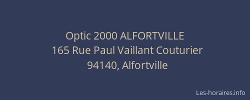 Optic 2000 ALFORTVILLE