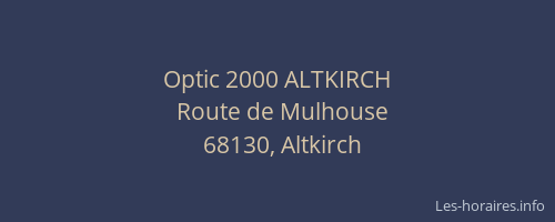 Optic 2000 ALTKIRCH