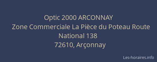 Optic 2000 ARCONNAY