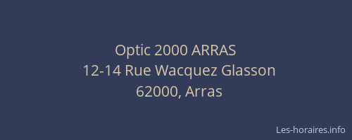 Optic 2000 ARRAS