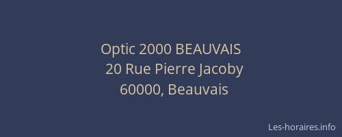 Optic 2000 BEAUVAIS