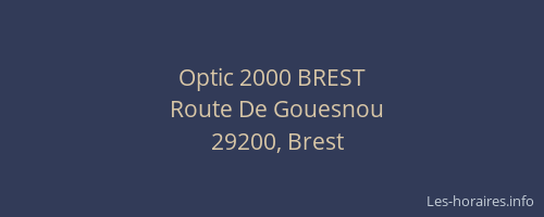 Optic 2000 BREST