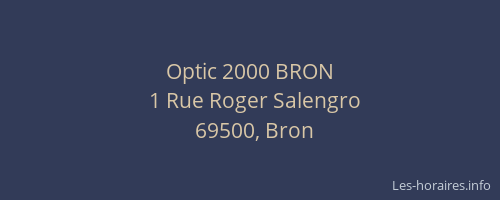 Optic 2000 BRON
