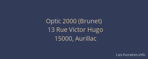 Optic 2000 (Brunet)