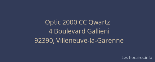 Optic 2000 CC Qwartz