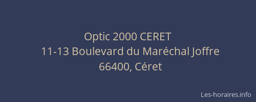 Optic 2000 CERET