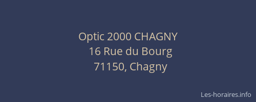 Optic 2000 CHAGNY