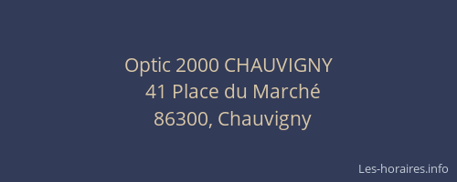 Optic 2000 CHAUVIGNY