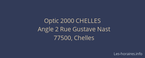 Optic 2000 CHELLES