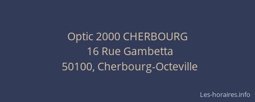 Optic 2000 CHERBOURG