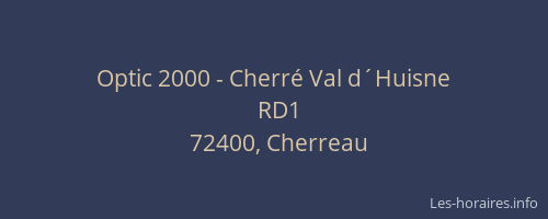 Optic 2000 - Cherré Val d´Huisne
